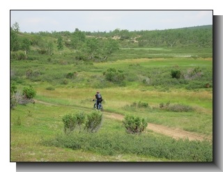 Mountain biking