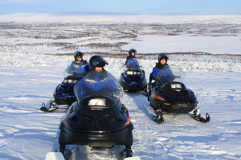 Snowmobile safari