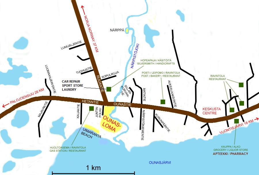 Map of Enontekio