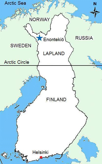 Map of Finland